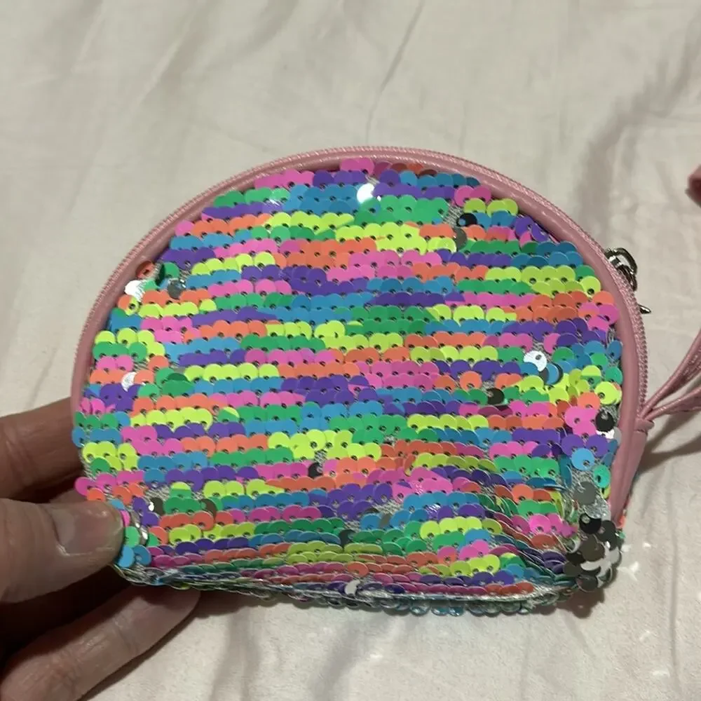 Colorful Sequin Wristlet with Star Design